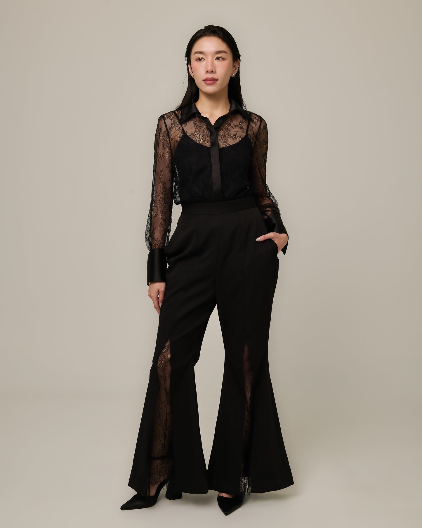 Nova Tailored Lace Pants (Custom Made Exclusive)