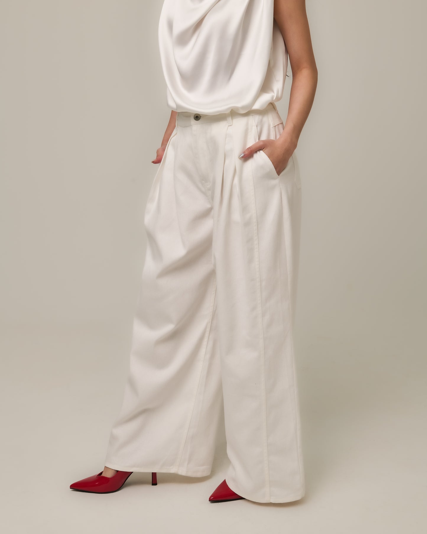 Serene Wide-Leg Denim Pants