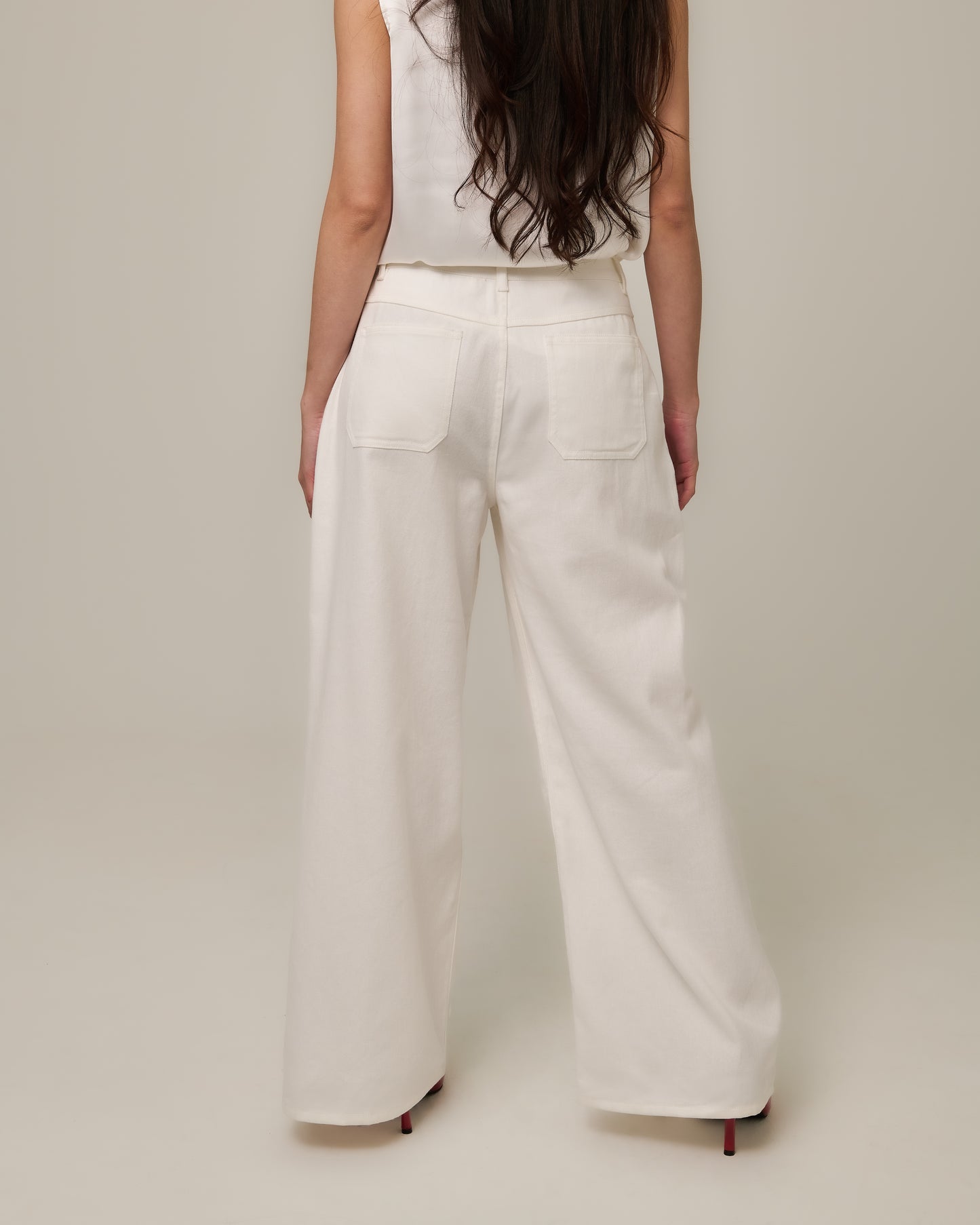 Serene Wide-Leg Denim Pants