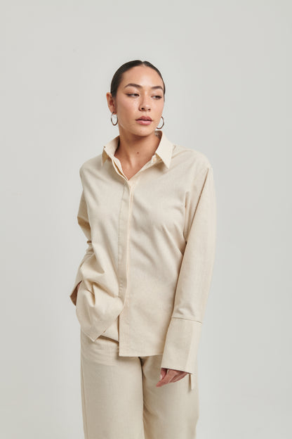 Cosmos Linen Shirt