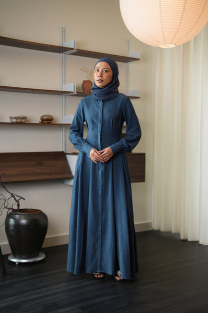 Amal Corset Maxi Shirt Dress