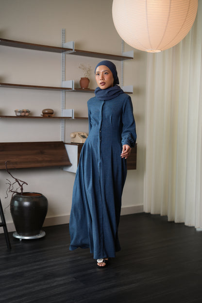 Amal Corset Maxi Shirt Dress