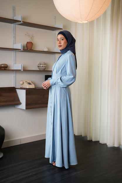 Amal Corset Maxi Shirt Dress