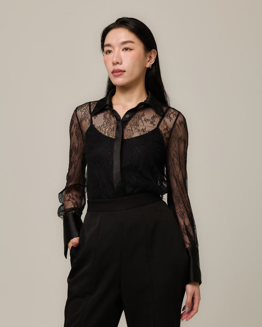 Pandora Tailored Lace Shirt (Custom Made Exclusive)