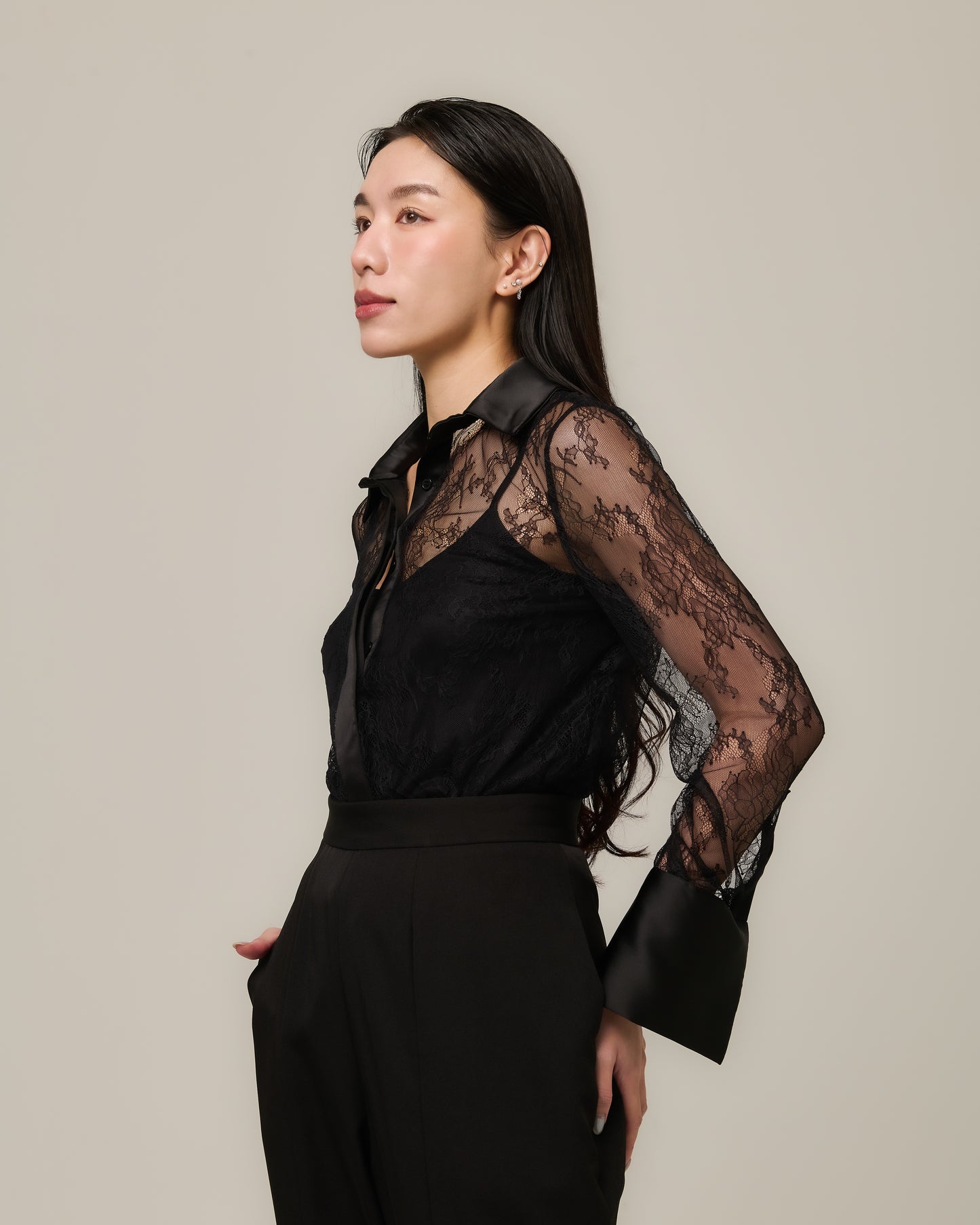 Pandora Tailored Lace Shirt (Custom Made Exclusive)