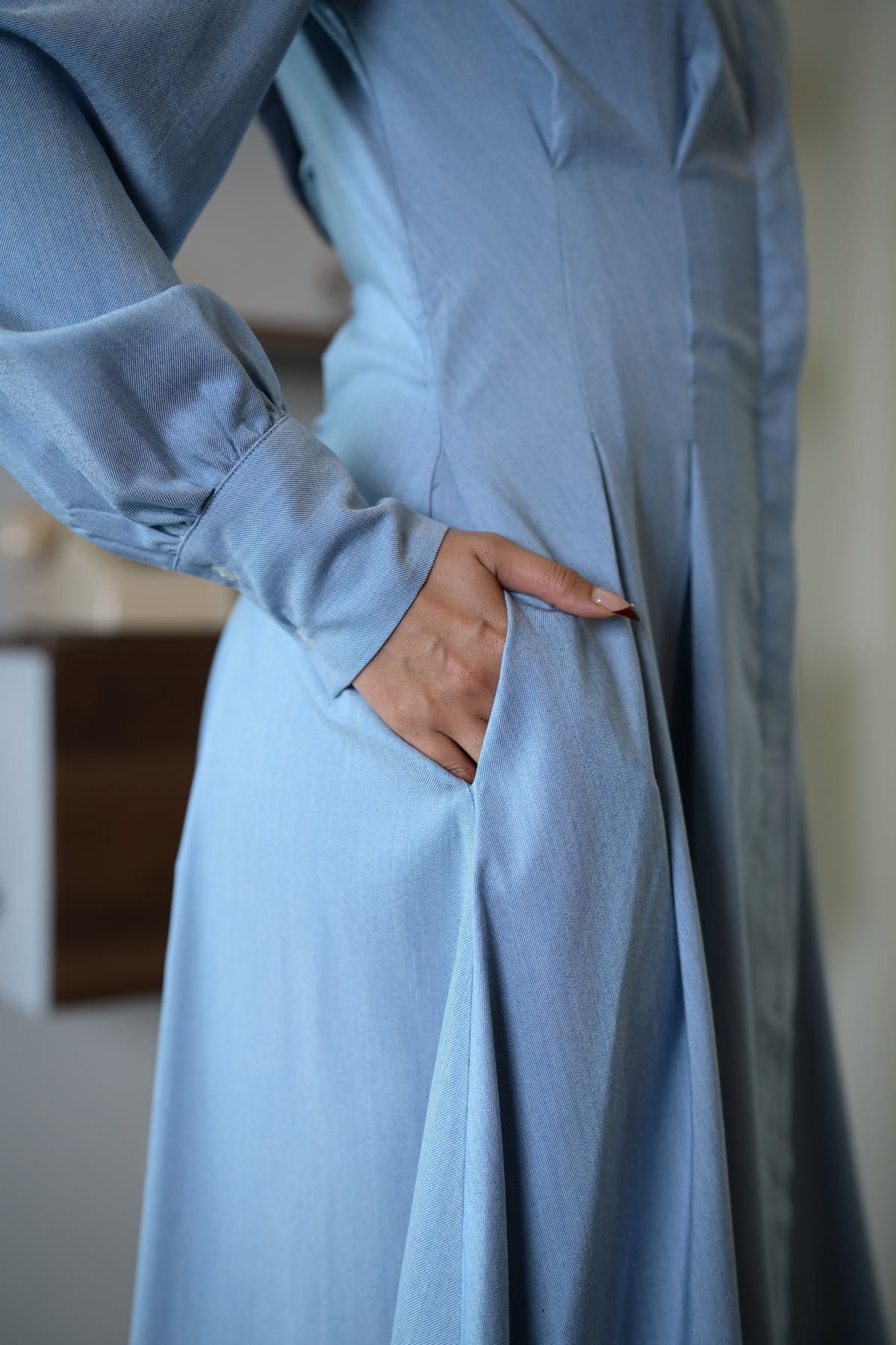 Amal Corset Maxi Shirt Dress