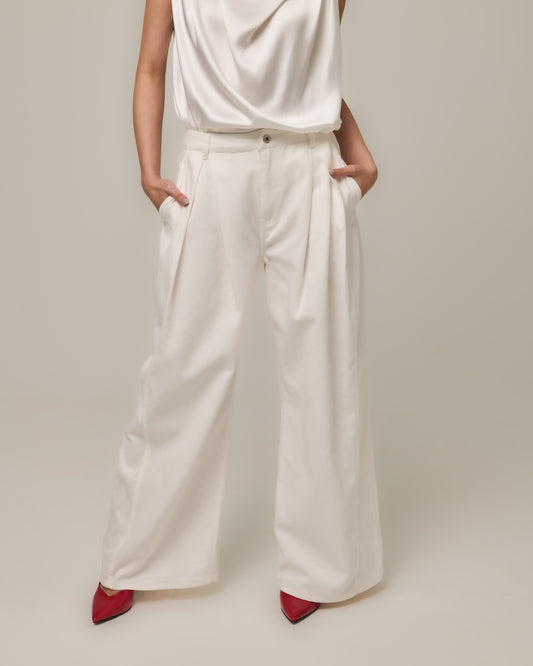 Serene Wide-Leg Denim Pants
