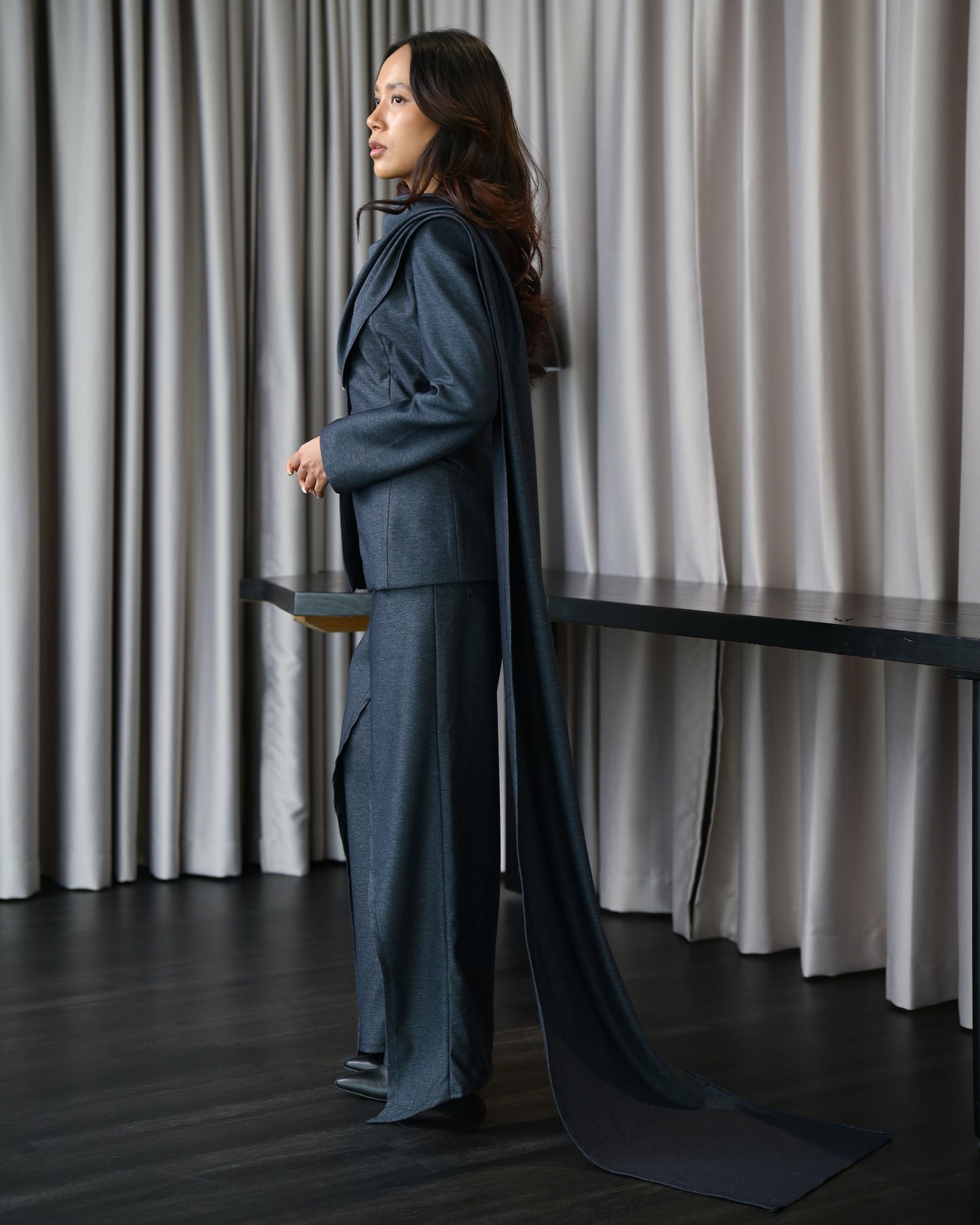 Vera Tailored Scarf Jacket