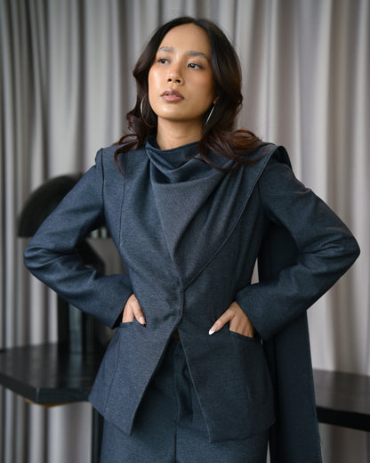 Vera Tailored Scarf Jacket