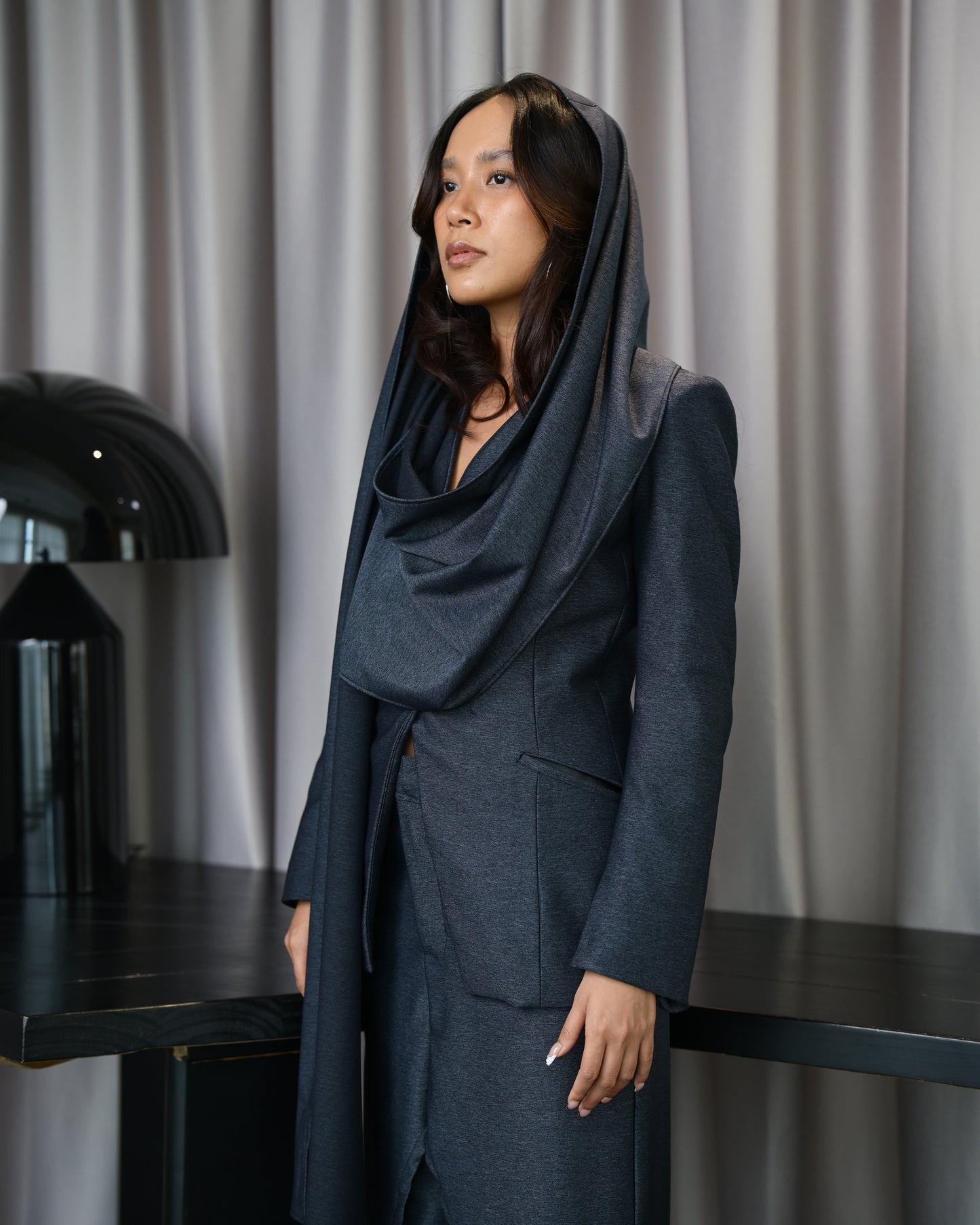 Vera Tailored Scarf Jacket