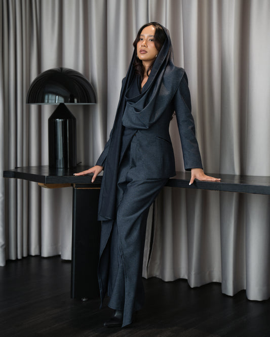 Vera Tailored Scarf Jacket